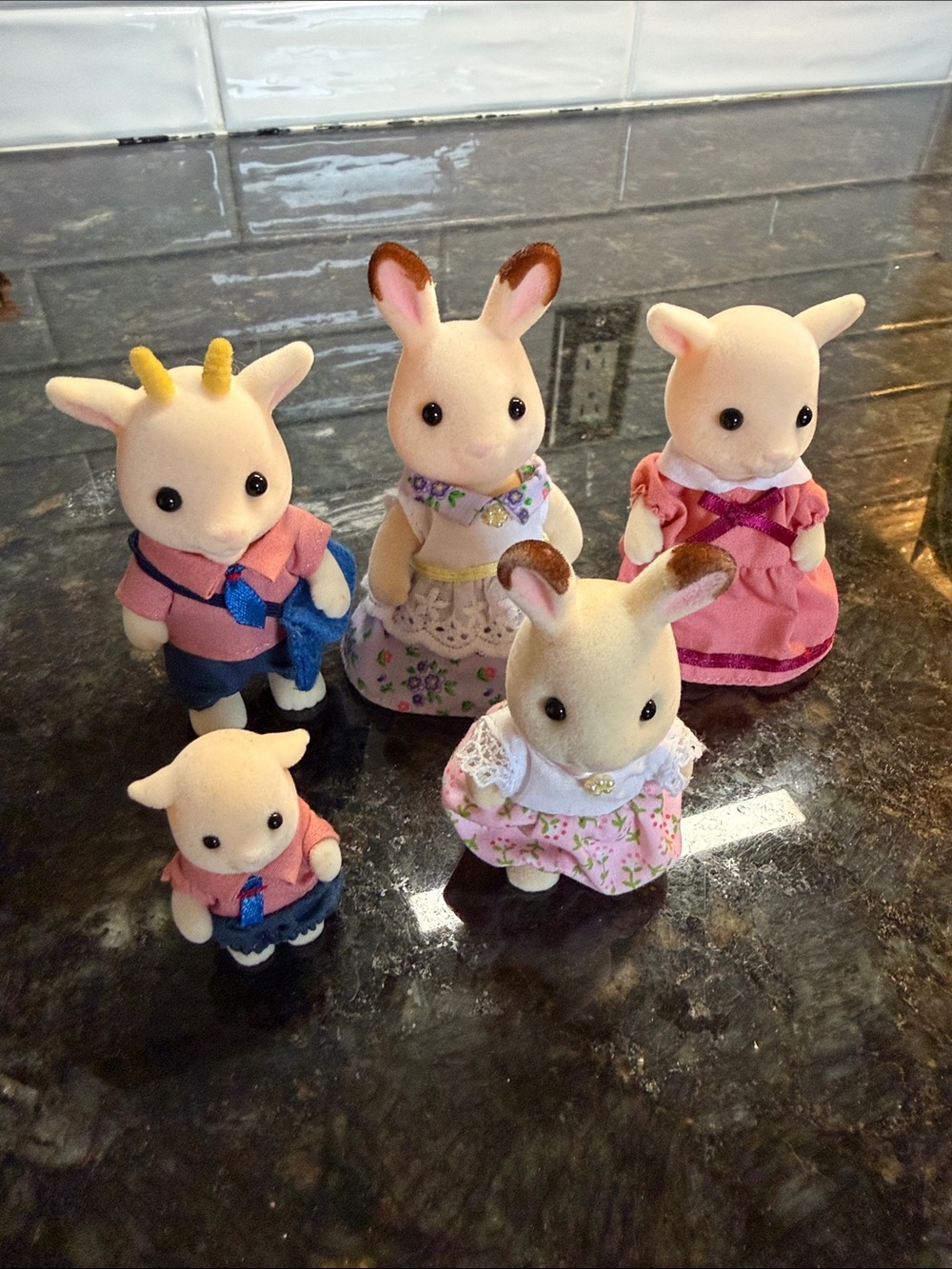 Calico Critters - Goat & Rabbit Lot